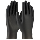 Disposable Nitrile Powder Free Black Medical Grade Gloves  - 5.5mil, Small